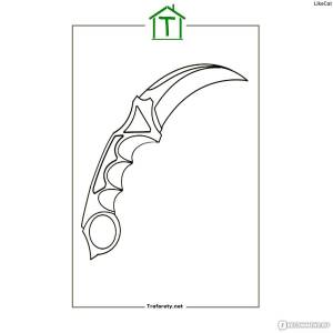 Раскраски керамбит