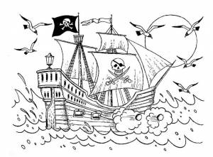 Раскраски Корабли