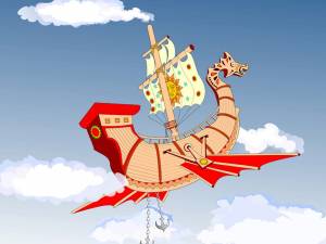 Картинки летучий корабль