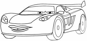 Раскраски Мультфильм, Раскраска Мультфильм тачки Машины