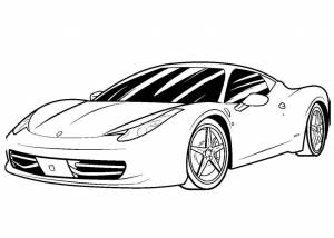 Раскраски машинки для мальчиков