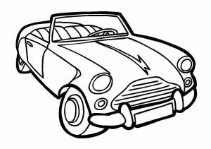 Раскраски Раскраска Старый автомобиль