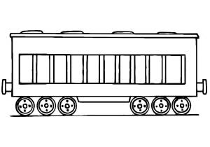 Вагон рисунок