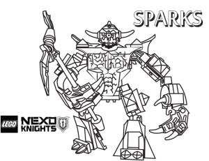 Nexo Lego Knights Coloring Pages Sketch Coloring Page