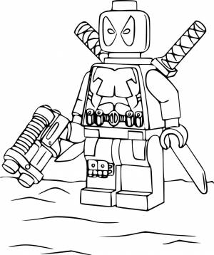 Раскраска «Lego