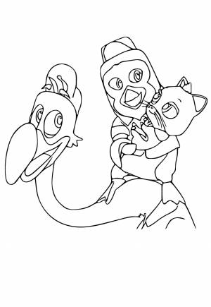 Раскраска Малыши Персонажи