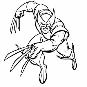 Раскраски росомаха