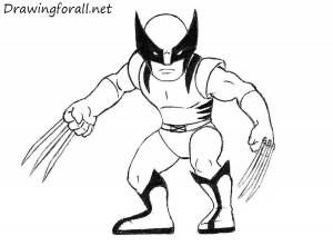 Как нарисовать Росомаху для детей