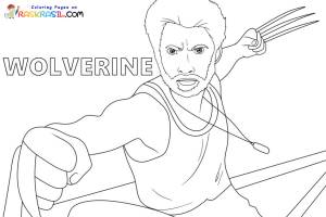 Раскраски Росомаха