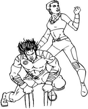 Pаскраска росомаха 75008