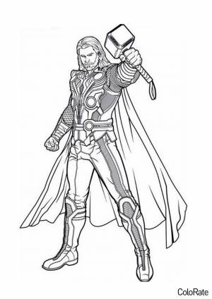 Раскраска Тор