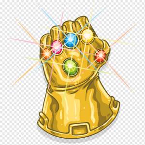 The Infinity Gauntlet YouTube Thanos Футболка Перчатка, бесконечность, иллюстрация с перчаткой Бесконечность, еда, вымышленный персонаж, цветок png