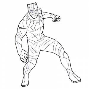 Раскраски супергерой дикий кот