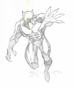 Раскраски Черная пантера