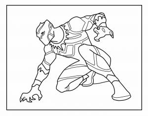 Черная пантера раскраска