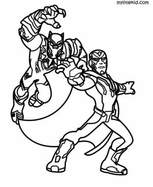 Раскраски Супергерои Марвел и ДС