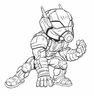 Раскраски Человек-муравей