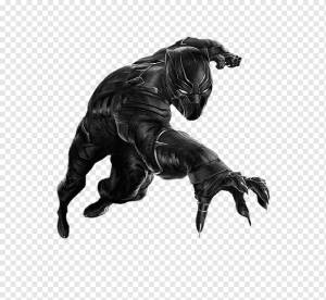 Черная пантера Marvel Кинематографическая вселенная Wakanda Marvel Comics Film, черный, Вымышленные персонажи, супергерой, вымышленный персонаж png