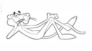 Раскраски Пантера