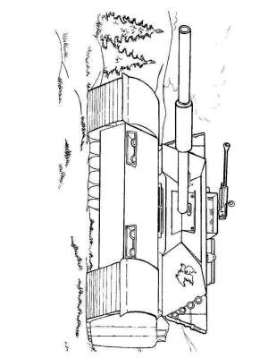 Раскраски Танки
