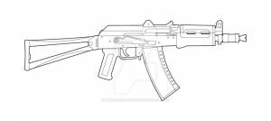 Создать мем автомат калашникова для рисования, раскраска автомат, раскраска автомат калашникова