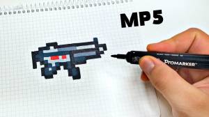 Пистолет-пулемет MP5 из CS