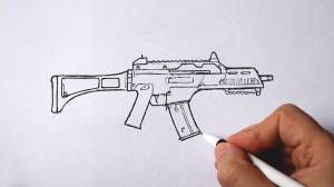 How to draw Gun from PUBG