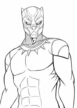 12 Disegni di Black Panther da Colorare