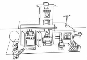 Раскраски Лего Сити