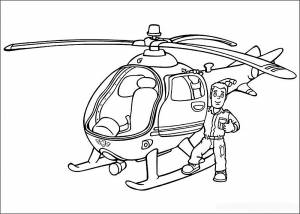Раскраски Вертолёты  и  онлайн