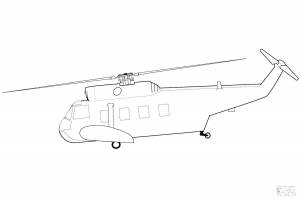 Вертолет простой рисунок