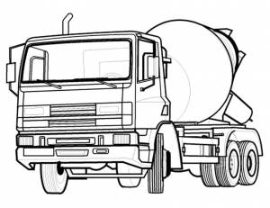 Раскраски техника, Раскраска Спецтехника для мальчиков