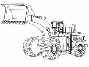 Раскраска Спецтехника