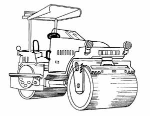 Раскраска Спецтехника