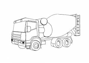 Раскраска Строительная техника