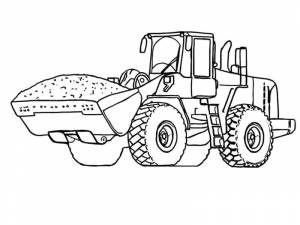Раскраски строительная техника, Лучшие раскраски в формате