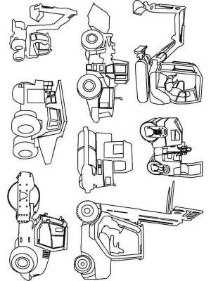 Раскраски Спецтехника