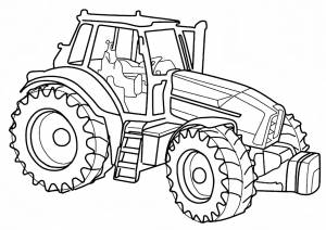 Раскраска Друг тракториста