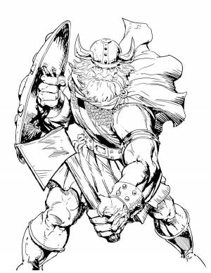 viking coloring pages