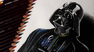 How to draw Darth Vader