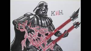 How to draw Darth Vader from Star Wars! как нарисовать Дарт Вейдер из Звездных войн!