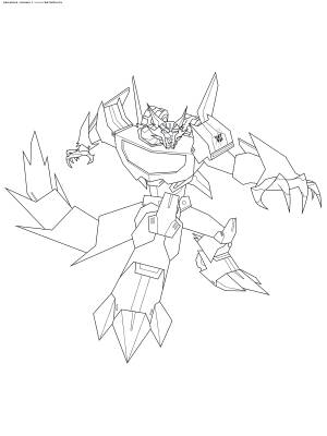 Раскраска Десептикон Стилджо