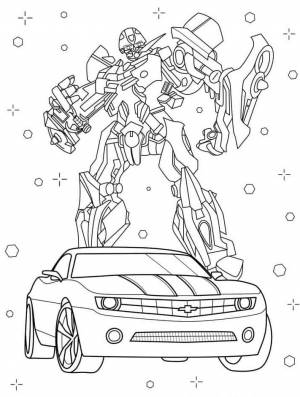 Transformers coloring pages