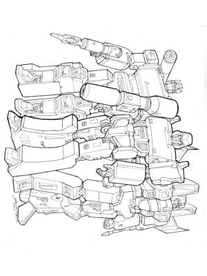 Раскраски Десептиконы