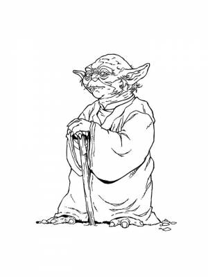 Картинка Джедай раскраска для мальчиков