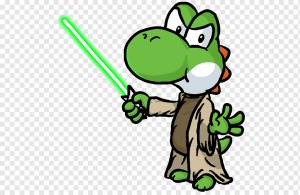 Йода Джедай Фан арт Рисование, Звездные войны, лист, позвоночное животное, трава png