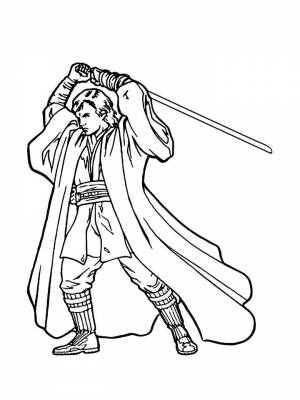 Раскраска Джедай для девочек