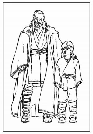 Раскраски Джедай