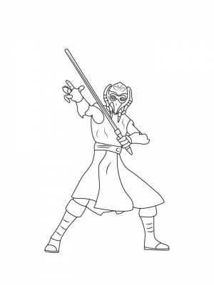 Раскраски Джедай   в формате