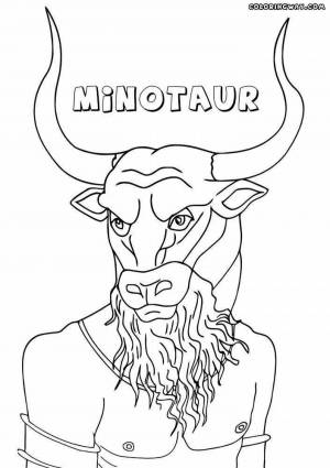 Раскраски Минотавр